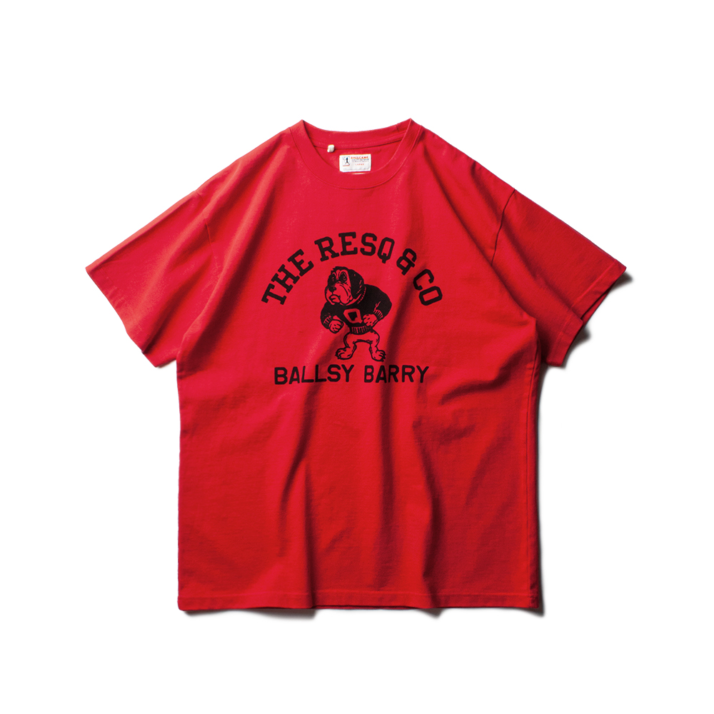BALLGAME GRAPHIC TEE [CORAL RED]